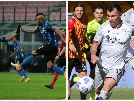 Alexis Sánchez y Arturo Vidal frente a frente con Gary Medel