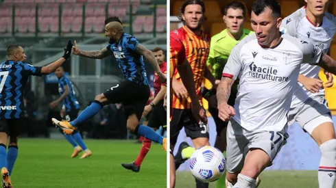 Arturo Vidal y Alexis Sánchez reciben a Gary Medel en otra jornada de la Serie A italiana en un interesante choque de chilenos.
