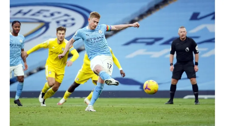 Kevin de Bruyne fue clave con su gol de penal