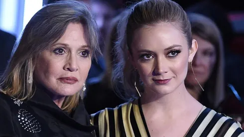 Carrie Fisher junto a su hija Billie Lourd.