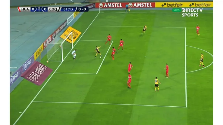 El polémico golazo de taquito de Coquimbo Unido ante Sport Huancayo en la Copa Sudamericana.