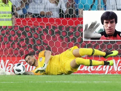 Cóndor Rojas le presta ropa a Arias y lo pide para el arco de Chile