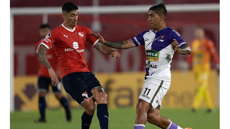 Pablo Hernández fue titular y estuvo en todo el triunfo de Independiente