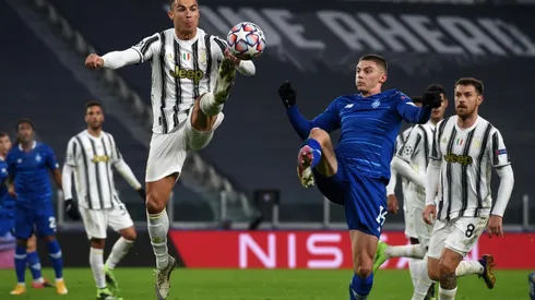Cristiano Ronaldo ante el Dínamo Kiev
