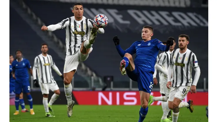 Cristiano Ronaldo ante el Dínamo Kiev