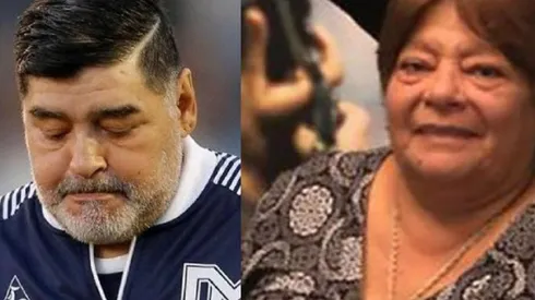 Diego Maradona y su hermana Ana
