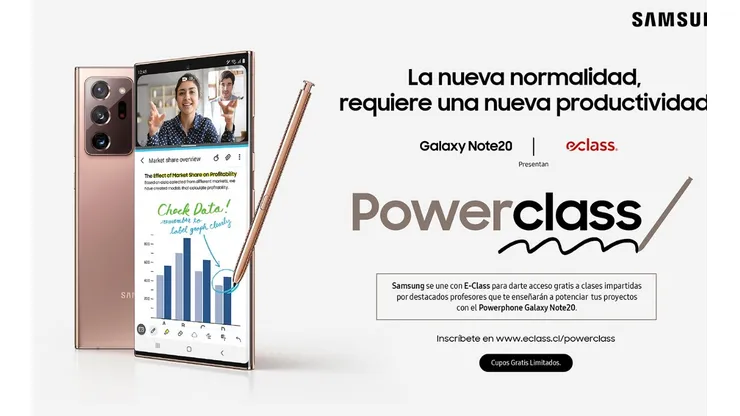 Samsung se une a eClass para ofrecer clases online de productividad