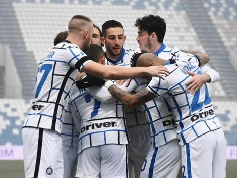 Vidal arenga a sus compañeros antes del choque por Champions