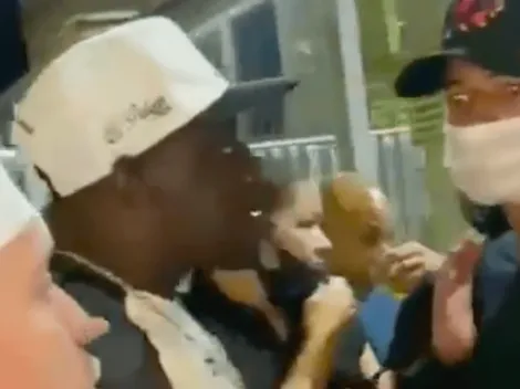 Hinchas del Mineiro encaran a jugadores por estar de fiesta