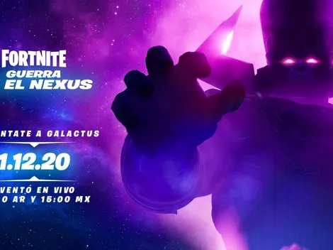 Fecha y hora para el evento final de Galactus en Fortnite