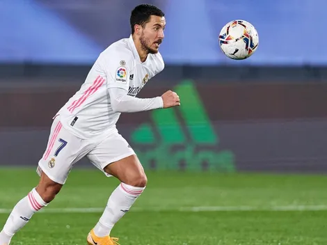 Hazard sufre lesión muscular y es baja en el Real Madrid