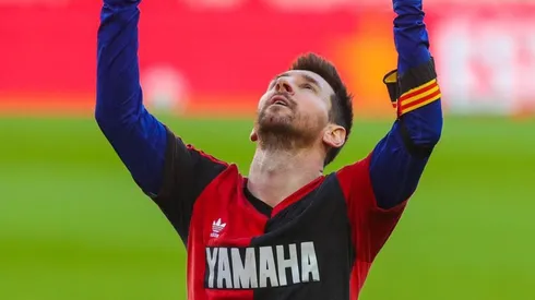 Lionel Messi y su dedicatoria personal a Diego Armando Maradona.