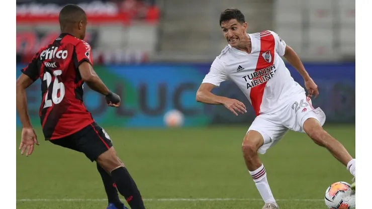 River sacó un resultado importante en Brasil gracias al gol de Paulo Díaz.