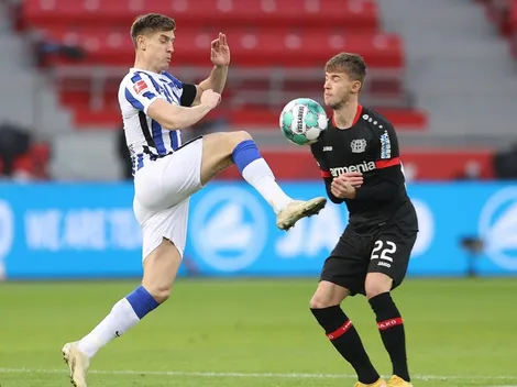 Sin Aránguiz el Leverkusen iguala ante Herta y amplía su invicto