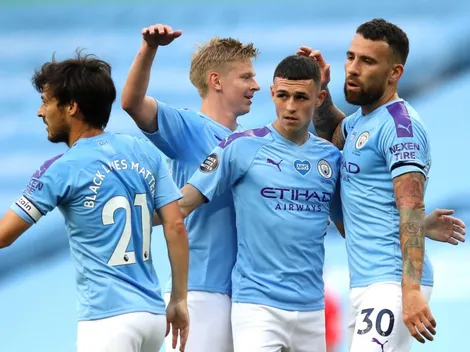 El City golea al Burnley y acorta distancia con el Liverpool