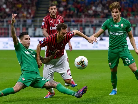 Horario: Pulgar y Fiorentina juegan con el Milan, puntero del Calcio