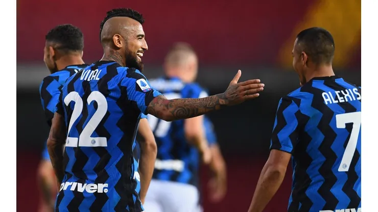 Vidal y Alexis desde la partida