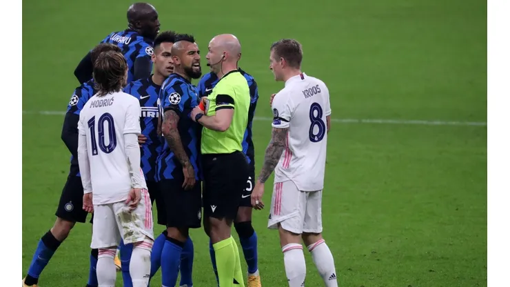 Vidal fue expulsado en la Champions League