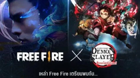 Colaboración de Free Fire con Kimetsu no Yaiba