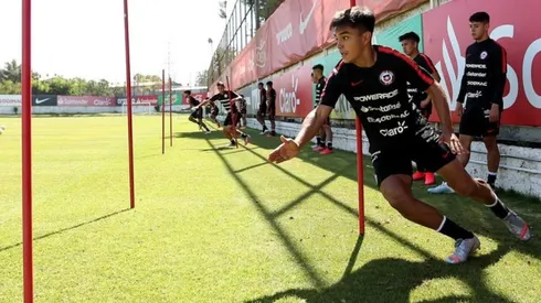 La Roja está entrenando en Juan Pinto Durán.