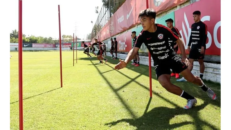 La Roja está entrenando en Juan Pinto Durán.