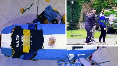 El Diego salió caminando de su casa pocos días antes de morir.