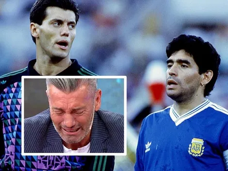 Goycochea recuerda a Maradona y estalla en llanto en TV