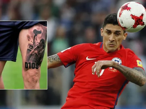 Tucu Hernández despide a Maradona en la Casa Rosada