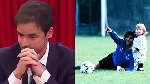Mariano Closs se quebró al ver las imágenes de Maradona con sus hijas.