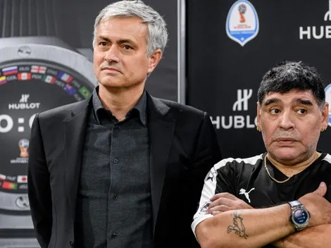 Mourinho extraña a Maradona: "Me llamaba en mis derrotas"