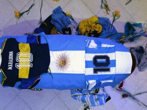 Las imágenes del último adiós a Diego Maradona
