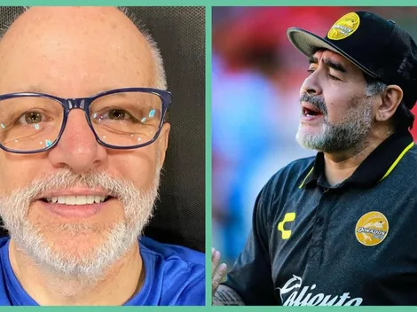 Alberto Plaza se despide de Diego Maradona