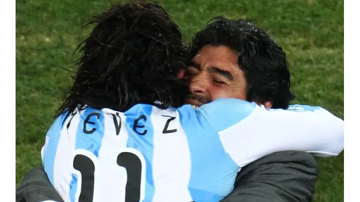 El Apache y Diego fueron muy amigos y ambos compartían el amor por Boca Juniors.