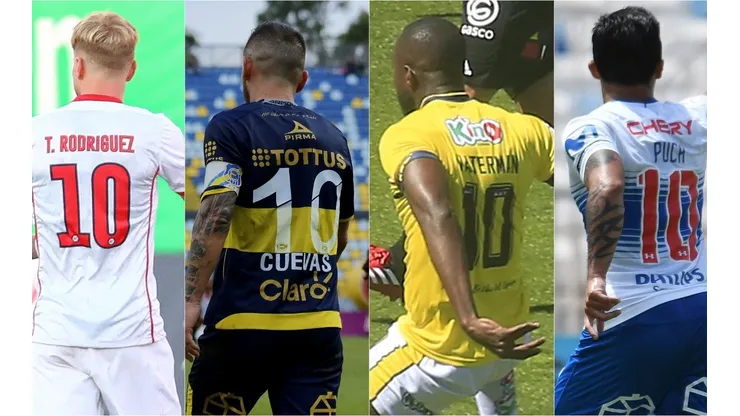 Thomas Rodríguez, Juan Cuevas, Cecilio Waterman y Edson Puch juegan con la camiseta 10 pero en una posición distinta a la del mediocampista ofensivo