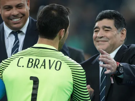 El consuelo de Maradona a Bravo: "Perdieron una copita"