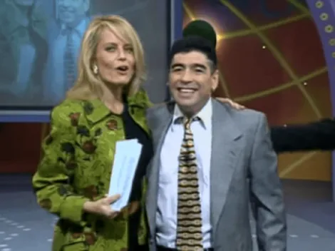 Maradona y su visita al país donde bailó Cecilia Bolocco