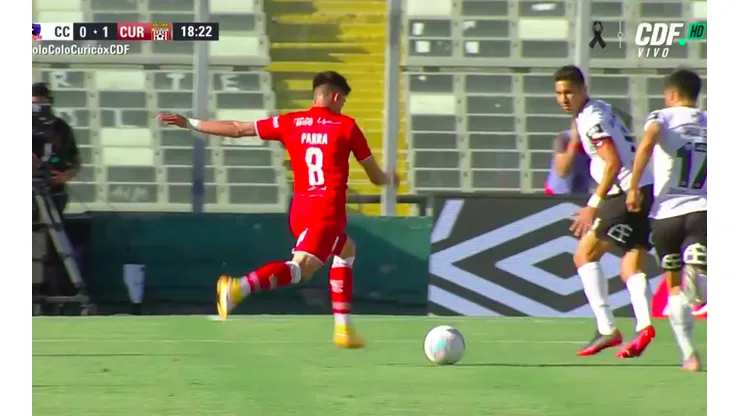 Parra abrió el marcador ante Colo Colo