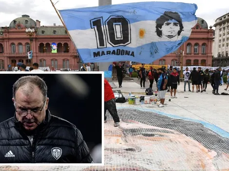 Marcelo Bielsa conmovido por la muerte de Maradona