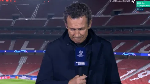 Jorge Valdano se quebró en pantalla por la muerte de Diego Maradona.