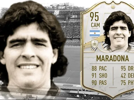La carta de Maradona sube casi un millón de monedas en FIFA 21