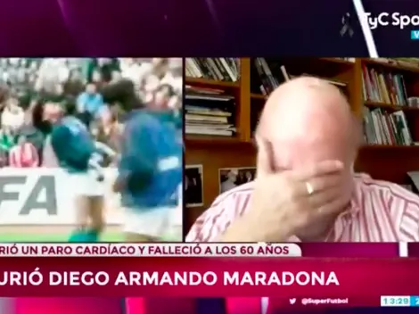 Pagani explota en llanto por Maradona: "Murió el fútbol"