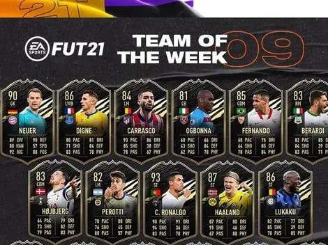 Primer IF de Ronaldo en el Equipo de la Semana de FIFA 21