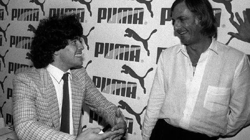 Diego Maradona con César Luis Menotti