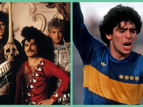 Queen dedica sentido homenaje a Diego Maradona
