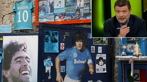 El periodista de CDF y El Lado B se lamentó por la muerte de Maradona.