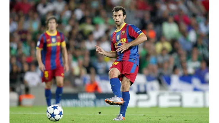 Javier Mascherano en el Barcelona