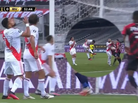¡Casi golazo de Paulo Díaz para River Plate!