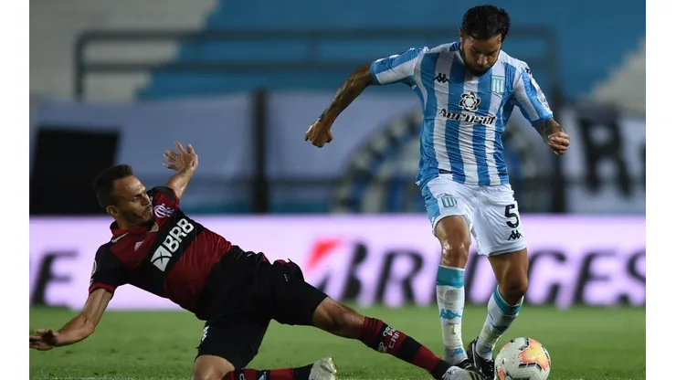 Racing empató contra Flamengo con Eugenio Mena y Gabriel Arias en cancha.