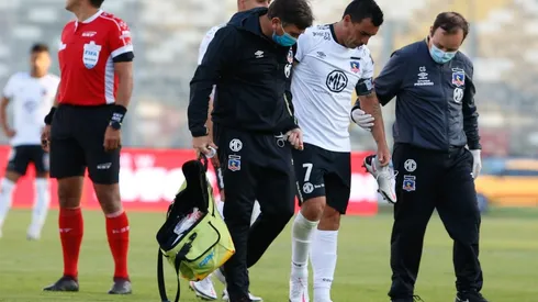 Esteban Paredes sufrió una fractura en el partido con Audax Italiano