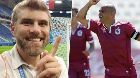 El periodista solo tuvo elogios para destacar el rendimiento de Chupete Suazo.